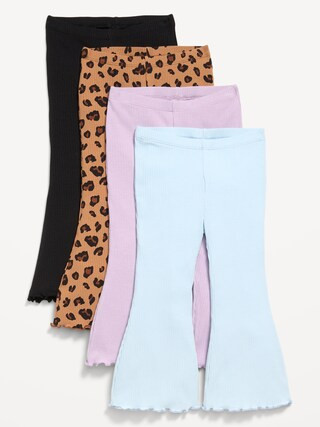 Ribbed Flare-Leg Leggings 4-Pack for Toddler Girls | Old Navy (US)