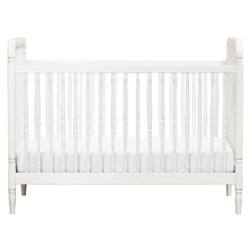 Namesake Liberty White Pine Wood 3-in-1 Convertible Spindle Crib with Toddler Bed Conversion Kit | Kathy Kuo Home