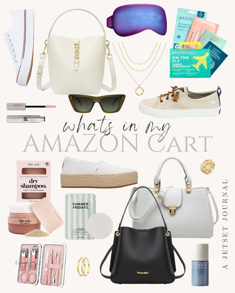 You’ll love what’s in my Amazon cart this week! I have some amazing options for shoes, bags, and travel essentials. Among my favorites are the TOMS Valencia slip-on platform shoes, a stylish white bucket shoulder bag from Montana West, and a travel-friendly dry shampoo. 

 #LTKSeasonal #LTKSaleAlert #LTKTravel