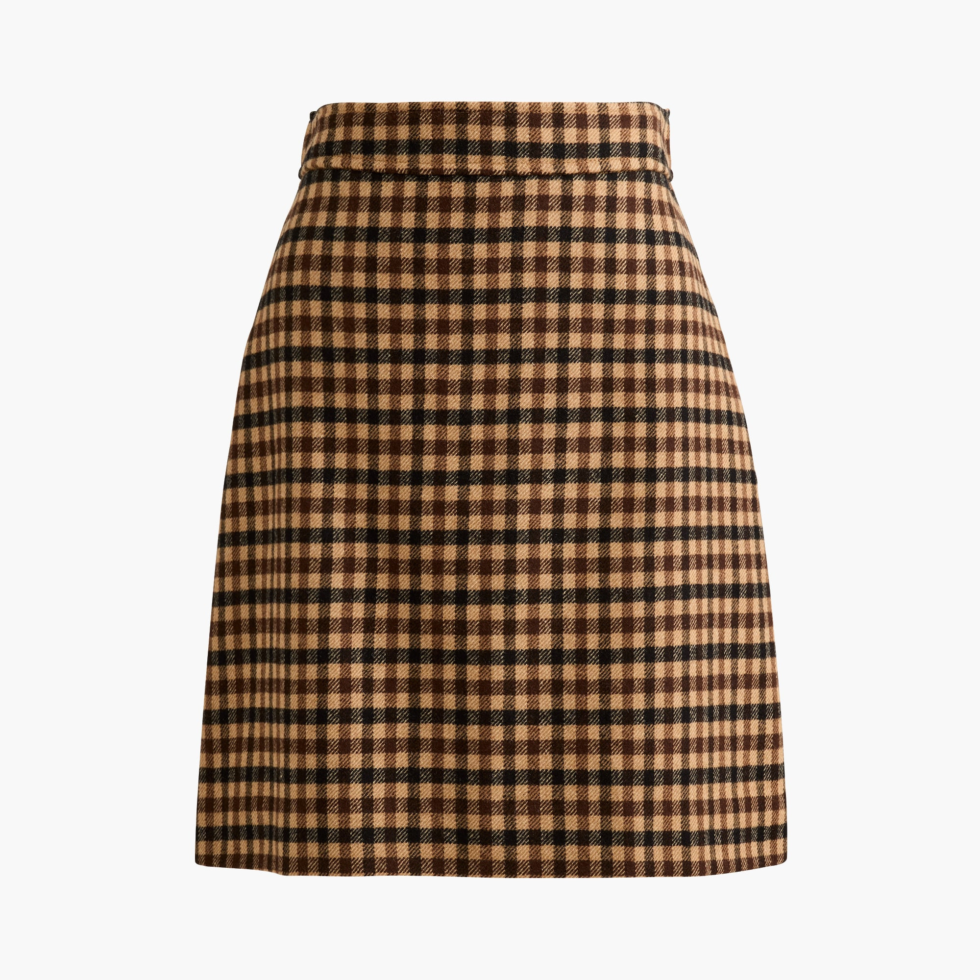 Wool-blend A-line mini skirt | J.Crew Factory