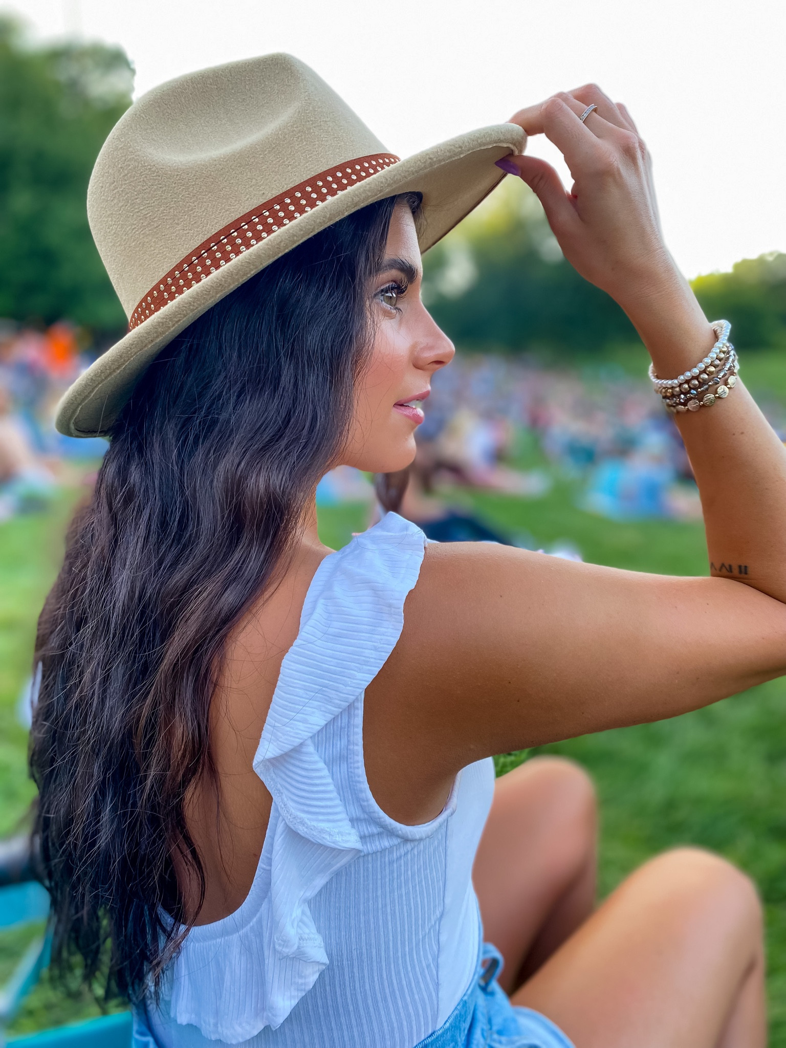 How fun is this outfit for a country concert?! 🤠

I wore this to a country concert last summer and got sooo many compliments! 

Concert, country, bachelorette party, Nashville outfits, style, fashion, cowgirl, cowgirl boots, cowgirl hat, belt, bodysuit, shorts, skirt, denim, rhinestone shorts, rhinestone hat, fedora, under 200, under 100, under 50, Amazon, revolve, Windsor, buckle, B-low the belt, altar’d state, fringe shorts, western hat, travel, spring, summer fashion, outfit inspo, ootd, blanknyc, superdown, pink shorts, Jeffrey Campbell, altard state, revolve, free people, Amazon, hat, boots, denim shorts, bodysuit, jewelry, earrings, Abercrombie and fitch, madewell, DSW, journeys, lane 201, express, sweet Caroline collection 

#LTKstyletip #LTKunder100 #LTKSeasonal