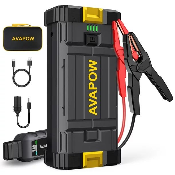AVAPOW Car Jump Starter, 4000A Peak Battery Jump Starter , 2023 Upgraded Powerful Portable Batter... | Walmart (US)