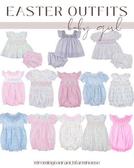 Easter Outfits for Baby Girl - girls Easter outfits - girls spring outfits - girls Easter dresses - kids Easter outfits 

#LTKbaby #LTKkids #LTKSeasonal