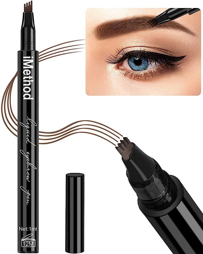 iMethod Eyebrow Pen - iMethod Eyebrow Pencil with a Micro-Fork Tip Applicator Creates Natural Loo... | Amazon (US)
