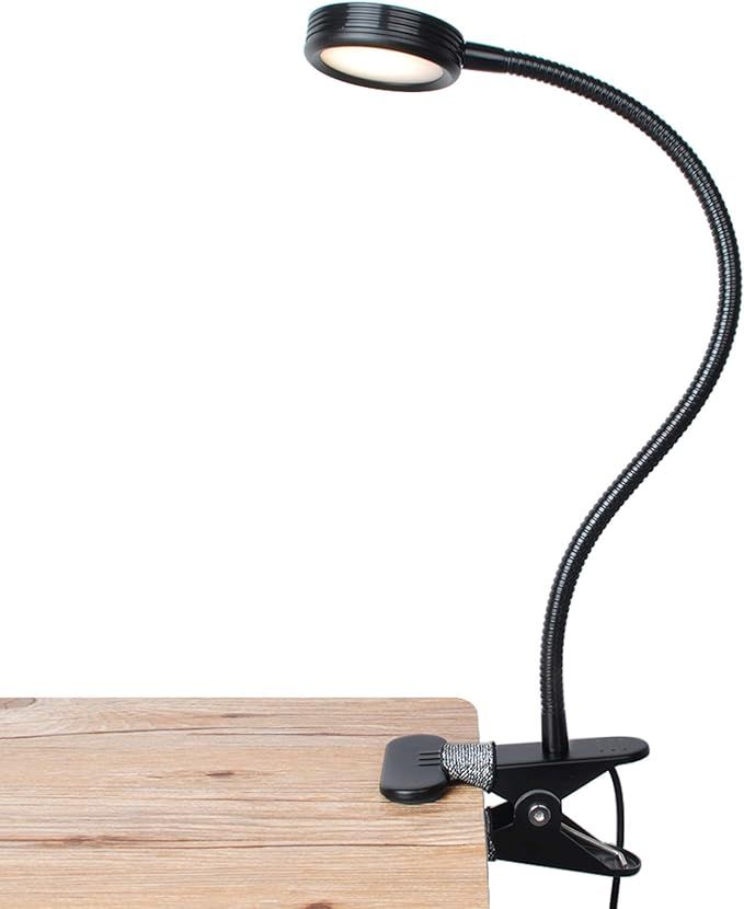 LEPOWER Clip on Light/Reading Light/Light Color Changeable/Night Light Clip on for Desk, Bed Head... | Amazon (US)