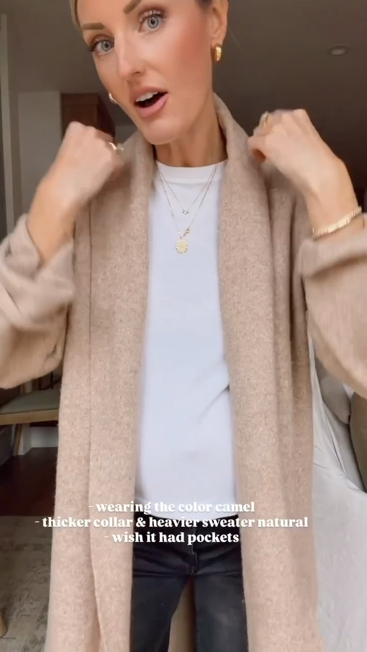 I’m so impressed with this Amazon longline cardigan! I love this neutral color but they have several other colors available! Fits true to size. 

Loverly Grey, Amazon find, Amazon fashion, neutral cardigan, longline cardigan, winter fashion, winter outfit ideas 

#LTKSeasonal #LTKootd