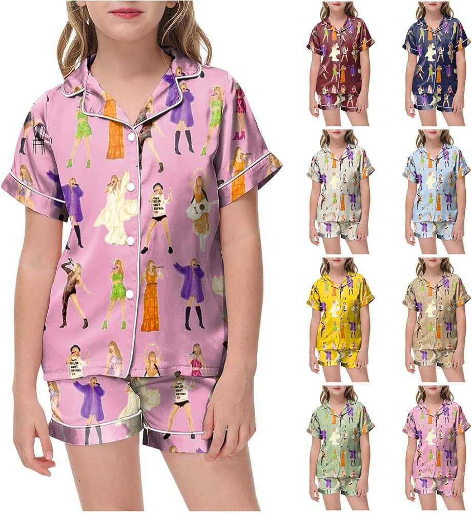 Music Lovers Pajamas 2 Piece Pjs Top and Shorts Set Party Outfits Concert Lounge Gifts | Amazon (US)