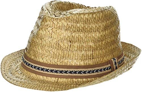 San Diego Hat Company Men's Kwai Braided Straw Fedora Hat | Amazon (US)