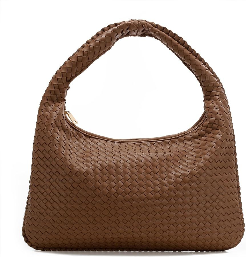 LA TERRE Woven Bag for Women Large Tote Hobo Bag Top Handle Shoulder Handbags | Amazon (US)