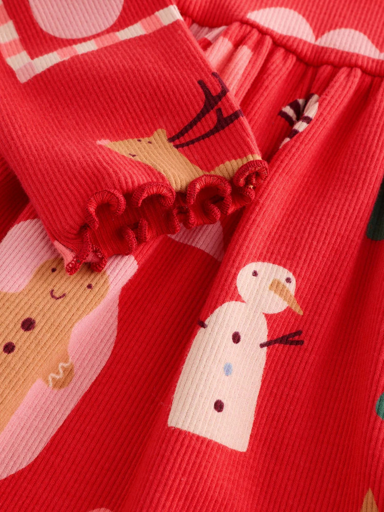 Red Long Sleeve Christmas Dress (3mths-7yrs) | Next US