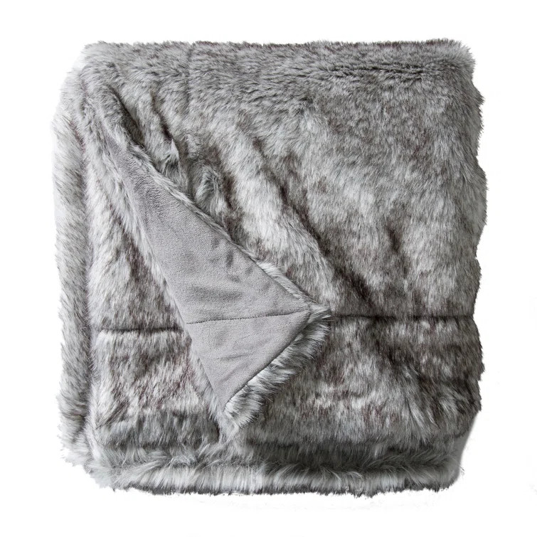 Singapore Faux Fur Throw | Wayfair North America