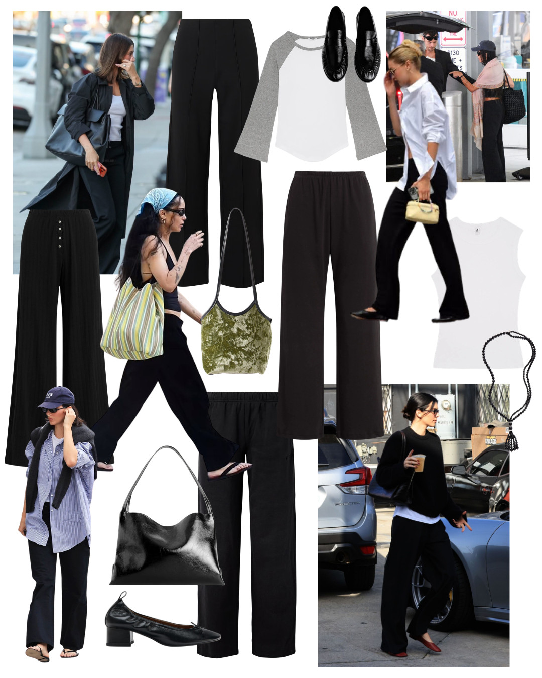 Airport Pants Outfits

black leather trench coat, black wide leg trousers, black flared trousers, grey raglan long sleeve top, baseball tee, black loafers, black leather hobo bag, velvet crush bag, white oversized shirt, black beaded necklace, tassel necklace, white ribbed tank top, black block heel flats, black flip flops, black button front pants, celebrity street style, off duty outfit, effortless chic, monochrome outfit, quiet luxury, elevated basics, ltkstyletip, ltkseasonal, ltkfindsunder100, outfit inspo, capsule wardrobe essentials

#LTKeurope #LTKtravel #LTKluxury