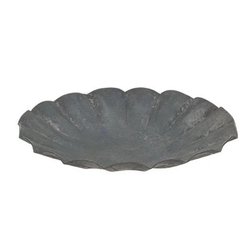 Graywashed Tin Fluted Candle Pan 3.5" | Walmart (US)