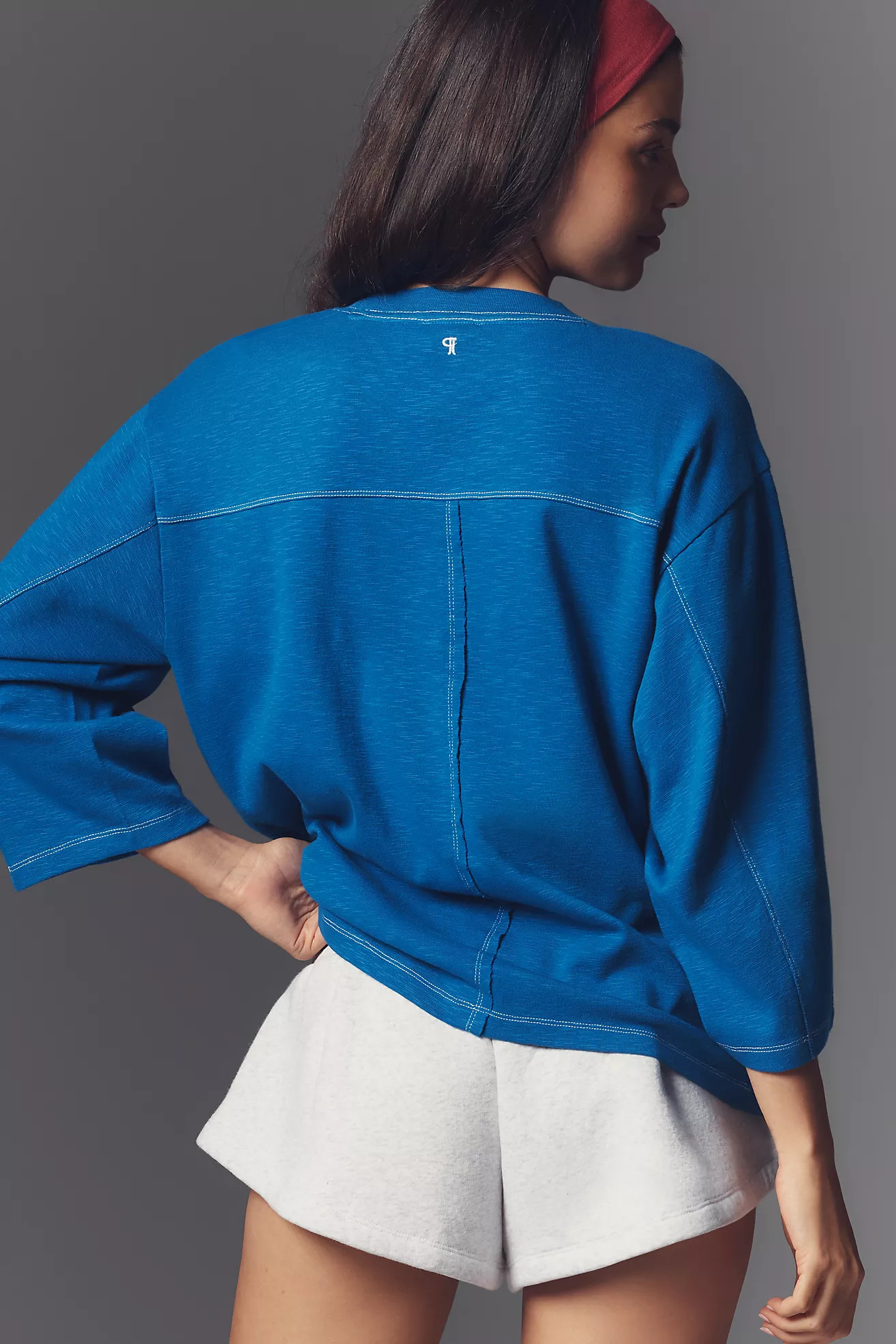 Pilcro 3/4 Sleeve Varsity Tee | Anthropologie (US)