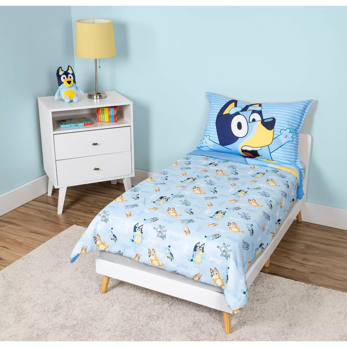 Bluey Kids' 4pc Toddler Bed Set | Target