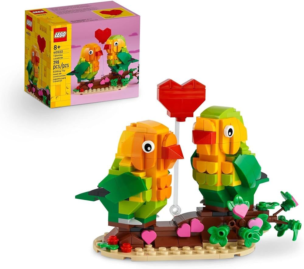 LEGO Valentine Lovebirds 40522 Building Toy Set; for Kids, Boys and Girls Ages 8+ (298 Pieces) | Amazon (US)