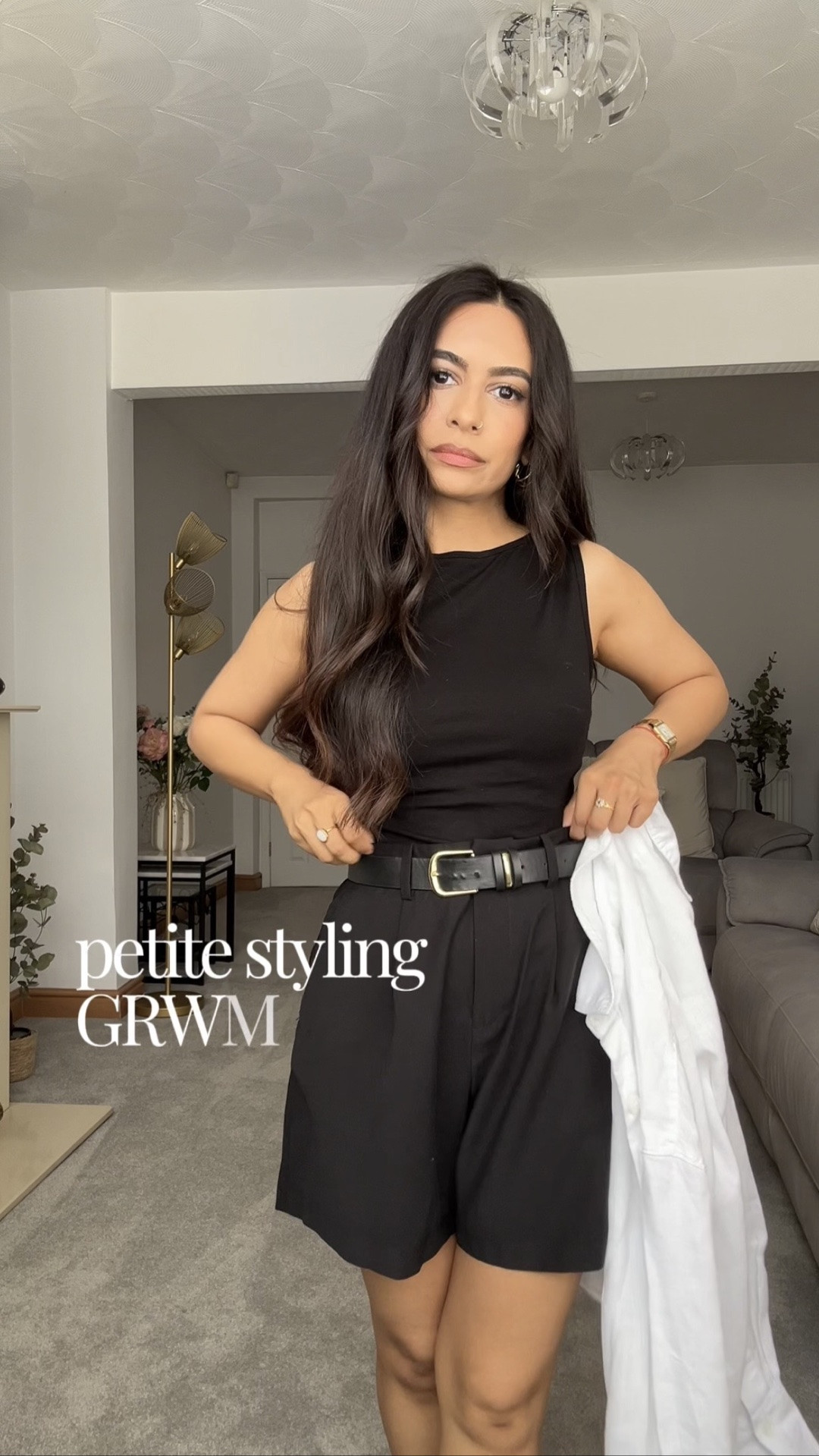 Petite styling 🤍
Sometimes the simplest outfits are honestly the chicest. ☁️

I’ve been reaching for this outfit formula on repeat lately… an all-black base with an oversized white shirt. It instantly makes an outfit feel more elevated without trying too hard.

Effortless, timeless, and 4’11 approved. ✨

#LTKuk #LTKsummer #LTKpetite