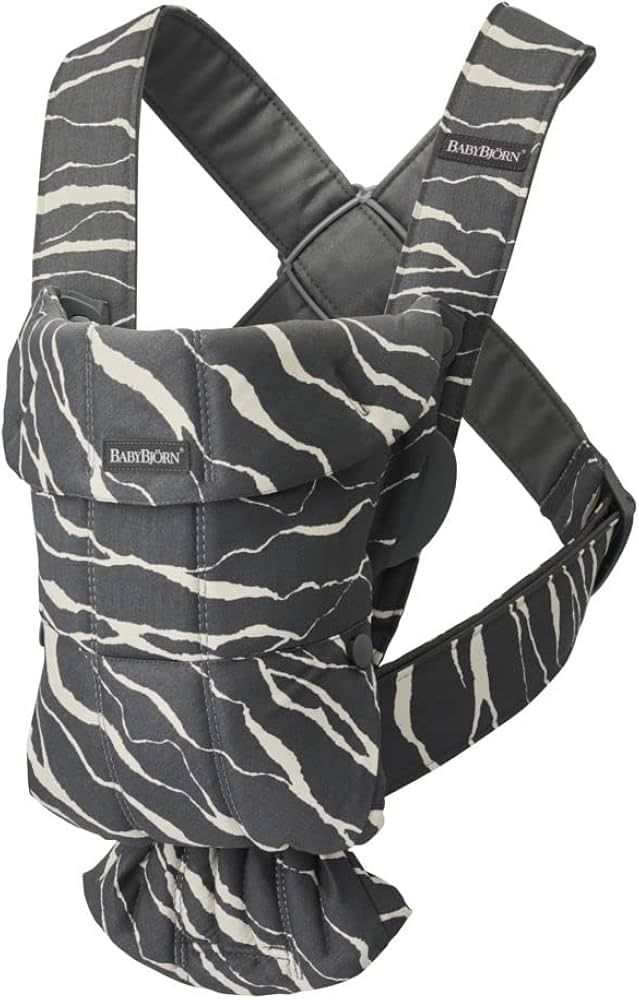 BabyBjörn Baby Carrier Mini, Cotton, Anthracite/Landscape print | Amazon (US)