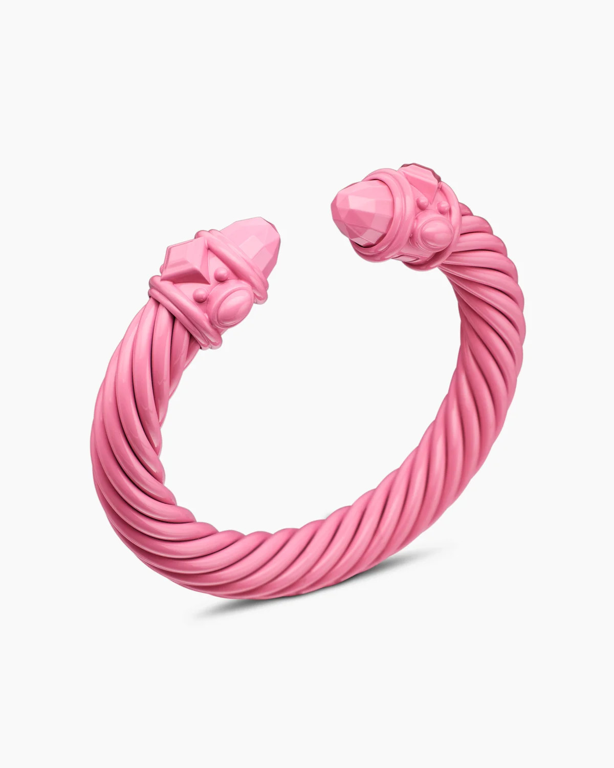 David Yurman | Renaissance Classic Cable Bracelet in Pink Aluminum, 10mm | David Yurman