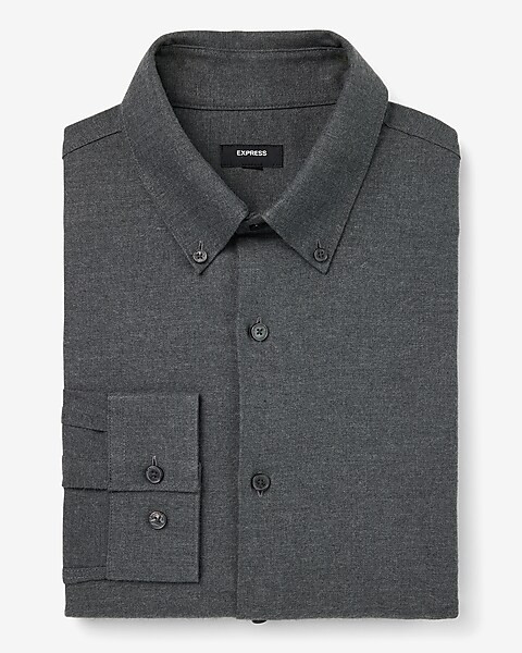 Classic Flannel 1MX Dress Shirt | Express