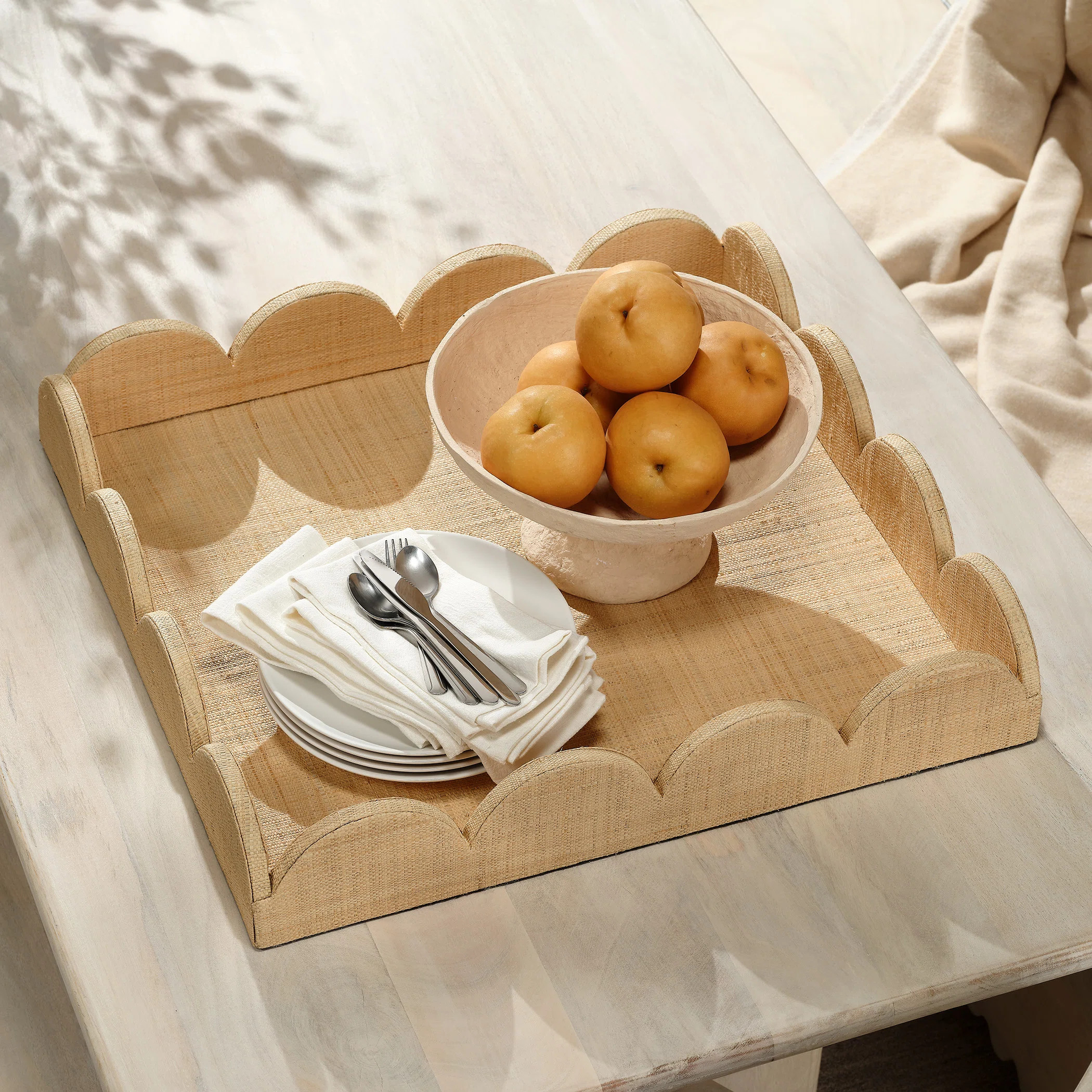 Raffia Tray 1 | Birch Lane