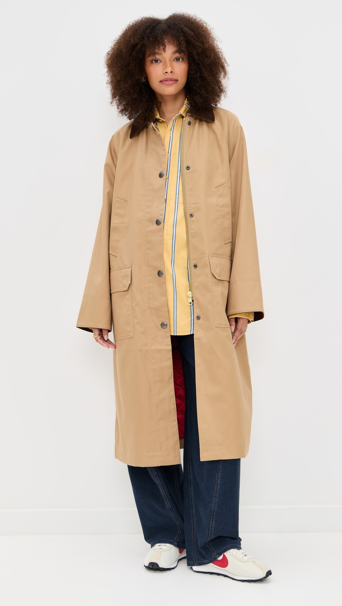 Lillian Coat In Twill Gaberdine | Shopbop