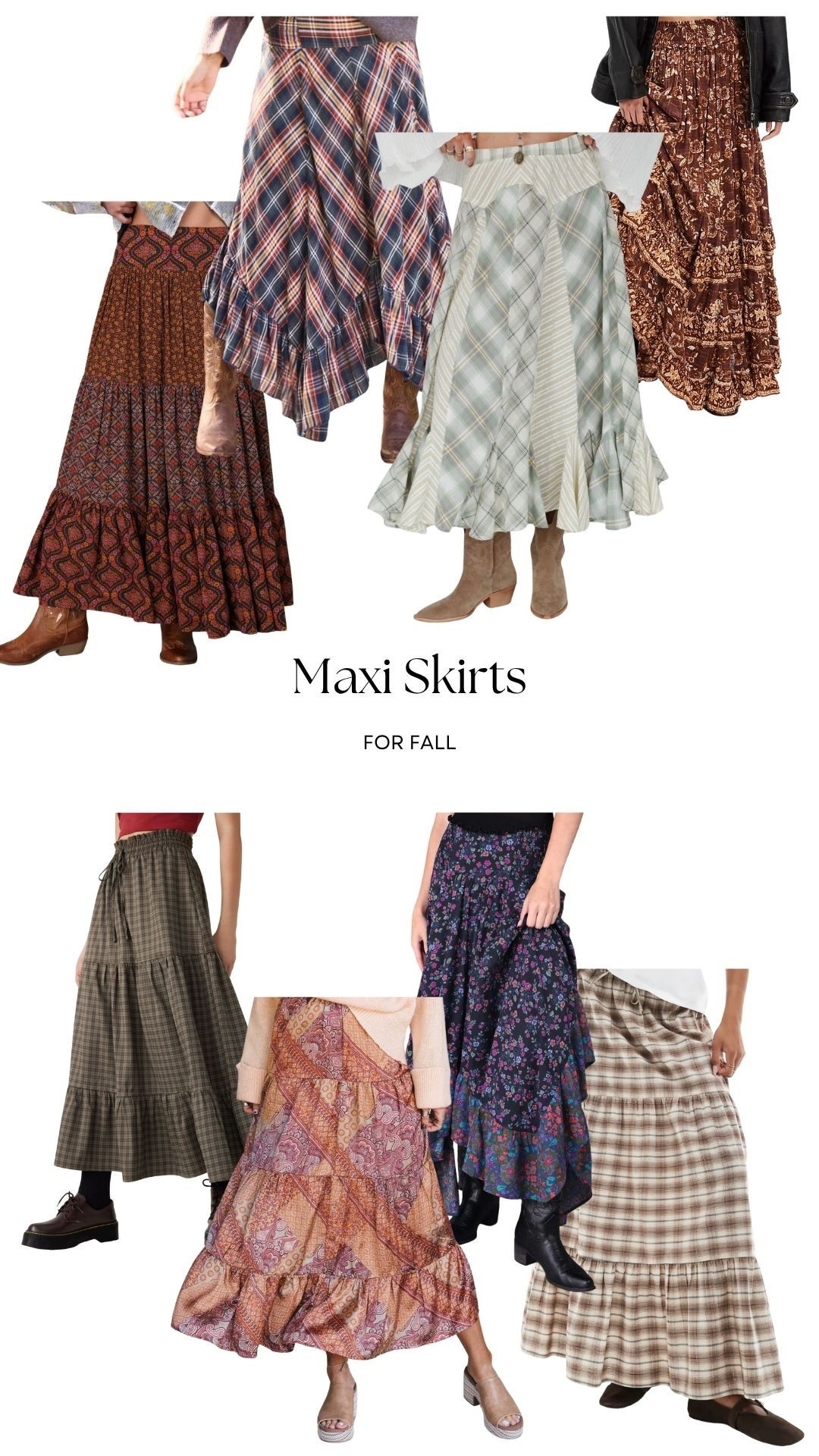 Fall maxi skirts 

#LTKSeasonal