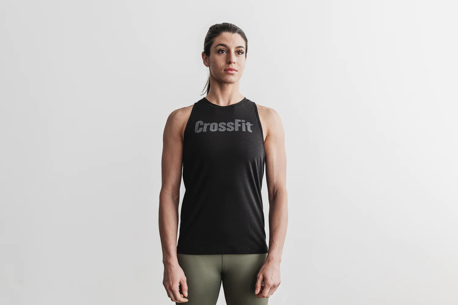 WOMEN'S CROSSFIT® HIGH-NECK TANK | NOBULL