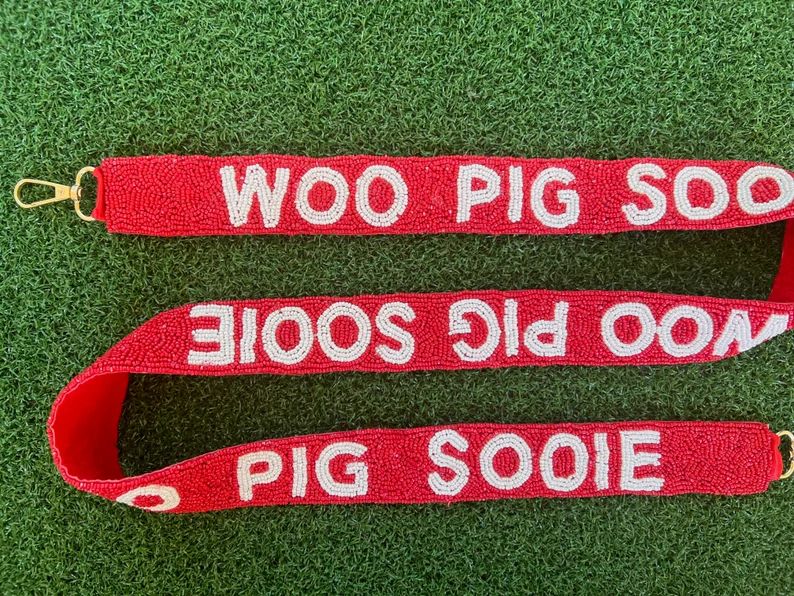 Arkansas Razorbacks Bag Strap Woo Pig Sooie Bag Strap - Etsy | Etsy (US)