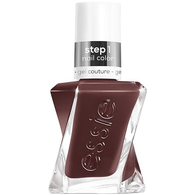 essie Gel Couture Long-Lasting Nail Polish, 8-Free Vegan, Raisin Brown, All Checked Out, 0.46 fl ... | Amazon (US)