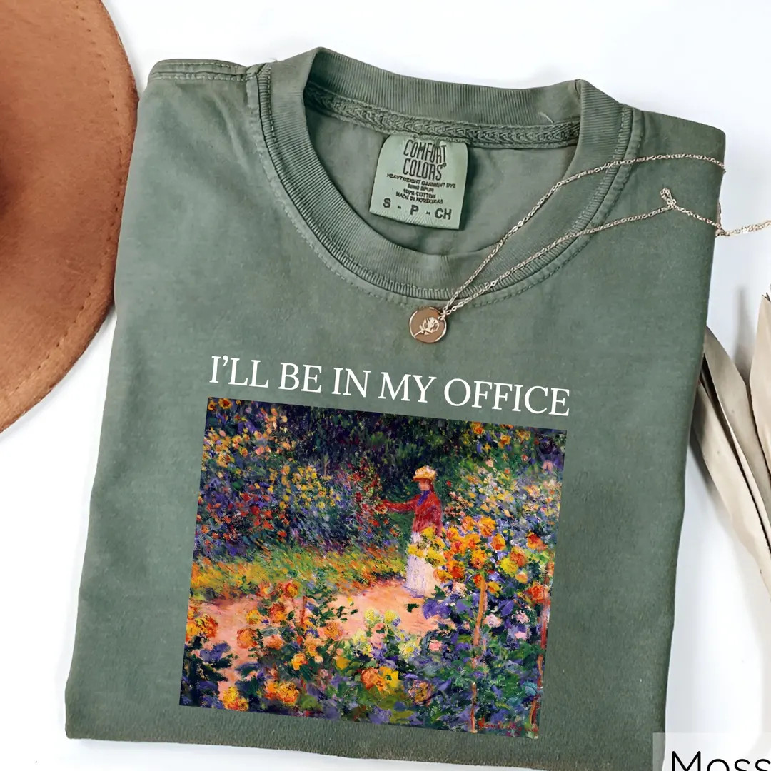 I'll Be In My Office Shirt, Comfort Colors Plant Lover T-Shirt, Cottagecore Gardening Shirt, Plan... | Etsy (Global)