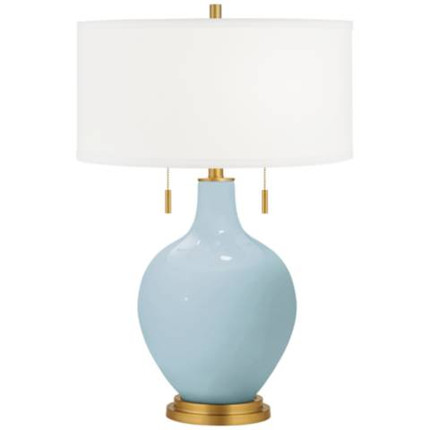 Vast Sky Toby Brass Accents Table Lamp
