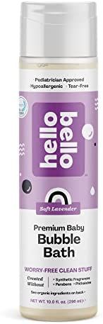 Hello Bello Soft Lavender Bubble Bath | Tear-Free, Hypoallergenic, Dermatologist & Pediatrician T... | Amazon (US)