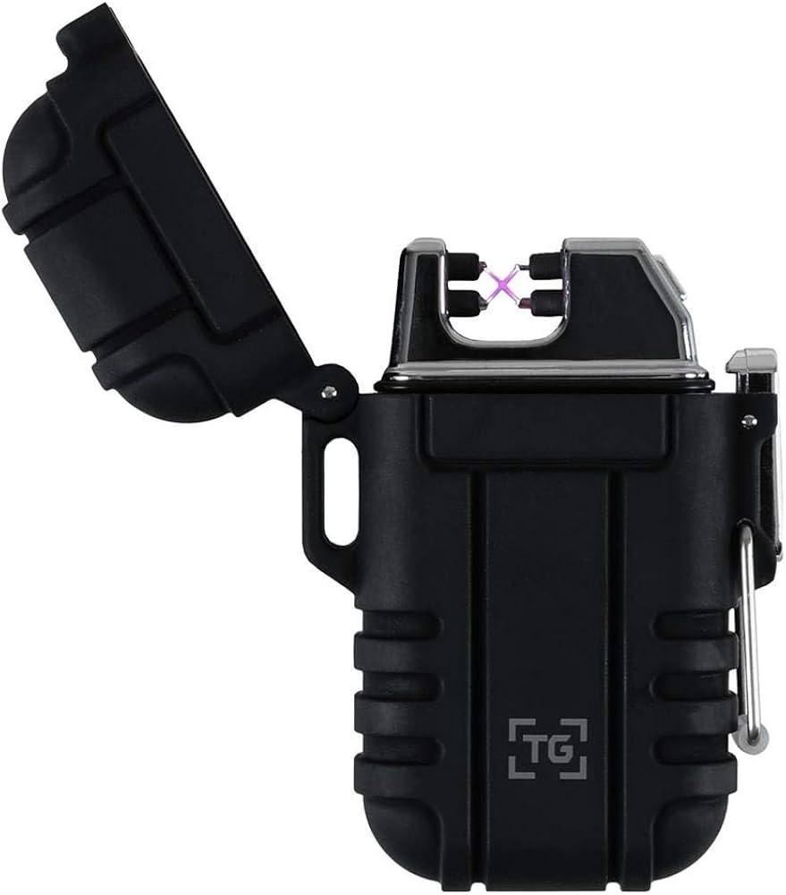 TG Plasma Lighter Windproof Waterproof USB Rechargeable Flameless Dual Arc for EDC Camping Surviv... | Amazon (US)