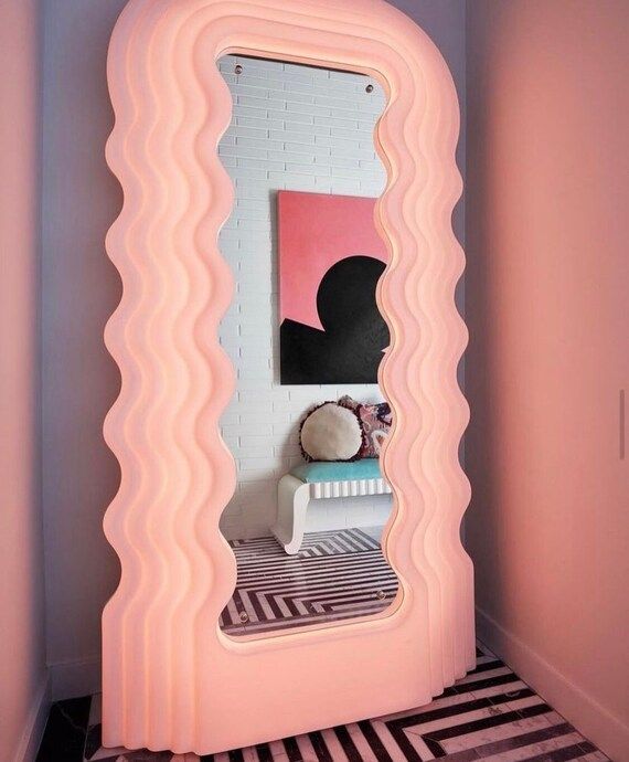 Handmade Mirror  Instagram Mirror  Ettore Squiggle Mirror  | Etsy | Etsy (US)
