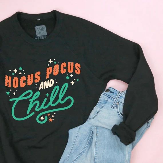 Hocus Pocus and Chill Adult Unisex Sweatshirt | Etsy (US)