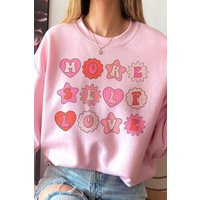 More Self Love Sweatshirt Heart Valentines Day Gift Galentines Womens Valentine | Etsy (US)