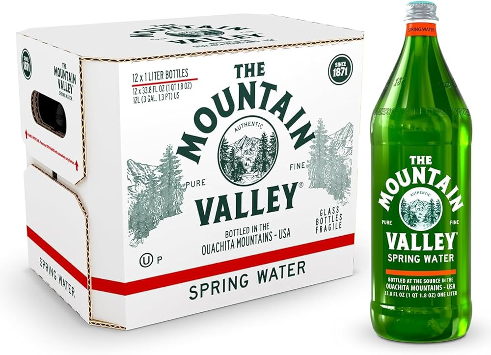 Mountain Valley Water, Water Spring, 33.8 Fl Oz, 12 Pack | Amazon (US)