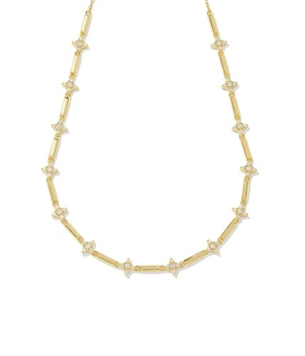 Kendra Scott, Womens, Holland Strand Necklace, Gold White Crystal, One Size | Amazon (US)