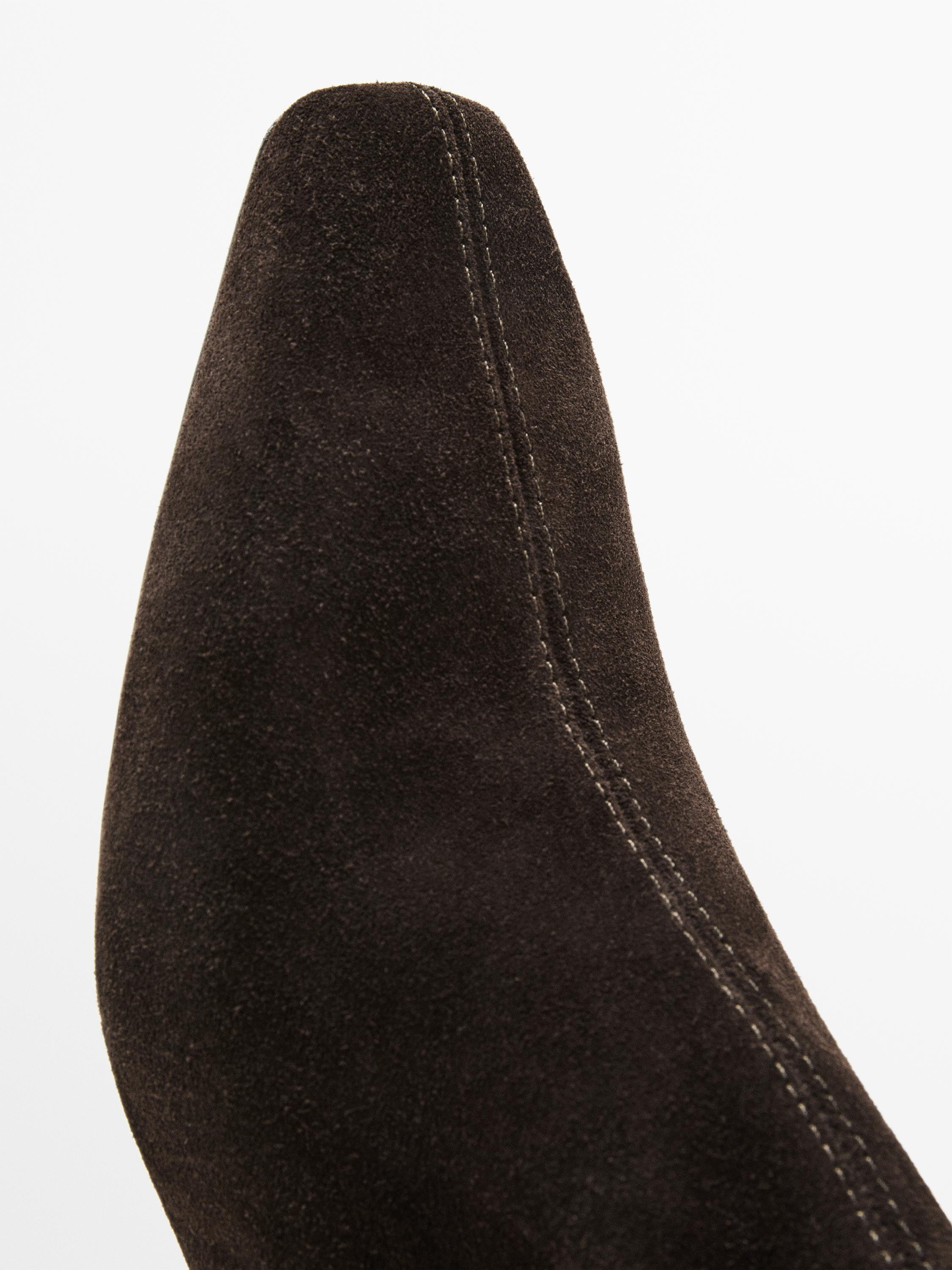 Wedge heeled ankle boots | Massimo Dutti UK