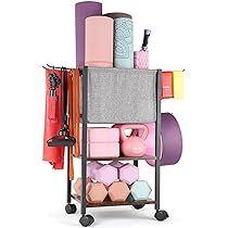 Amazon.com: Yoga Mat Storage Rack Home Gym Equipment Workout Equipment Storage Organizer Yoga Mat... | Amazon (US)