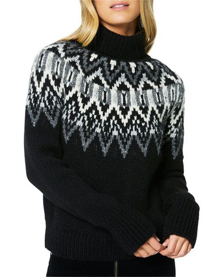 Ramy Brook Darlene Fair Isle Turtleneck Sweater | Bergdorf Goodman