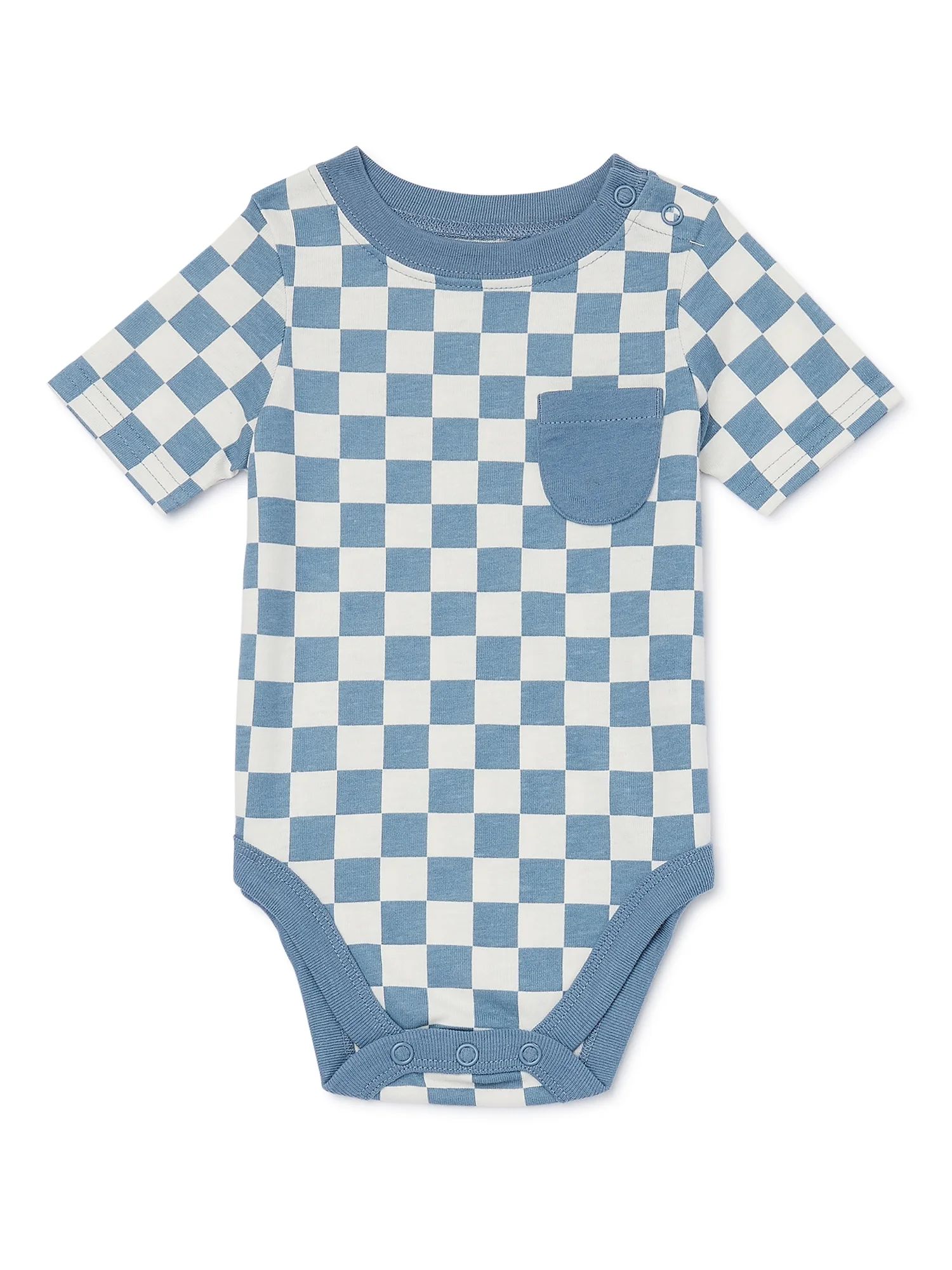 Garanimals Baby Boys Allover Print Bodysuit with Short Sleeves, Sizes 0-24 Months - Walmart.com | Walmart (US)