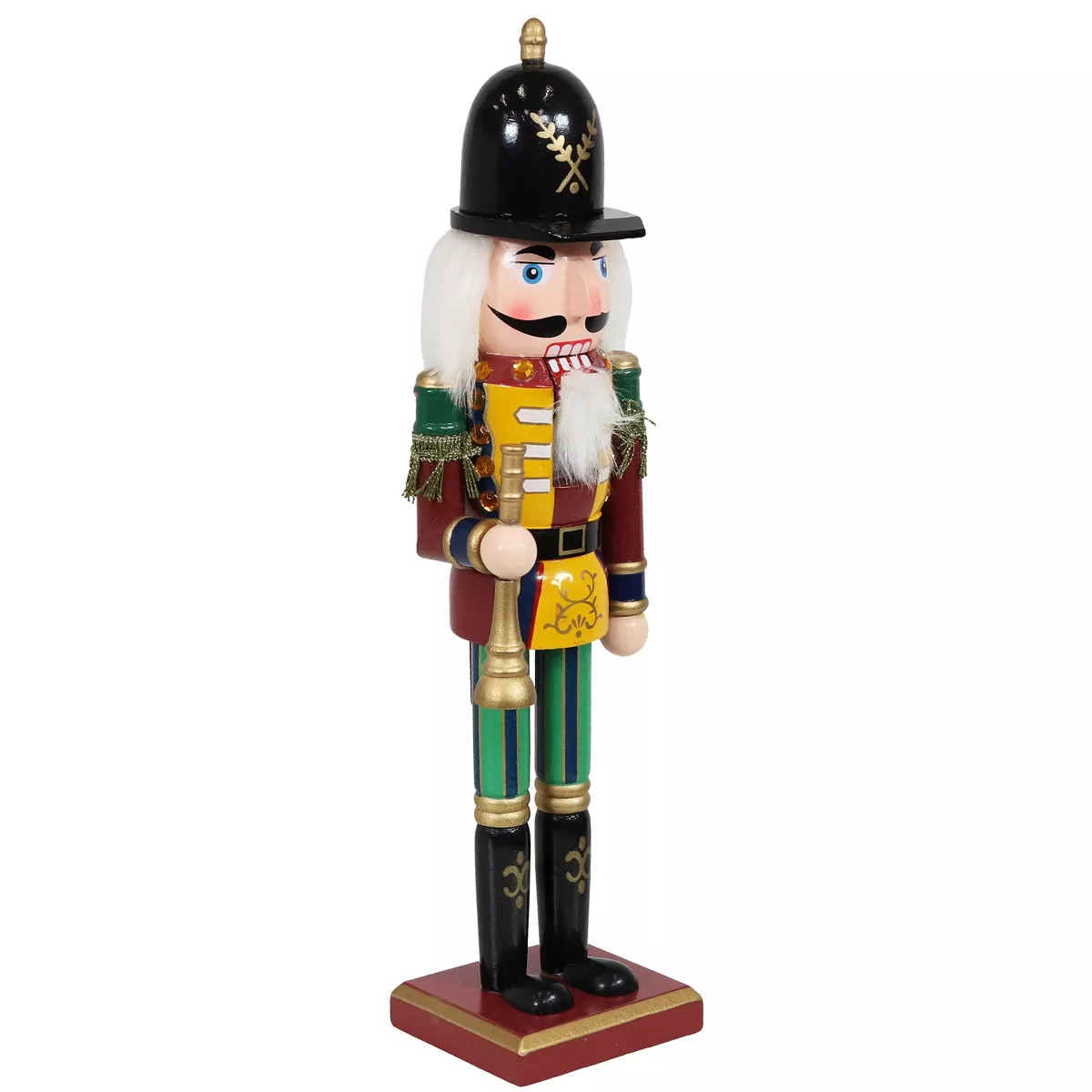Sunnydaze Anton the Bright Indoor Decorative Christmas Wooden Nutcracker Statue, 15-Inch | Target