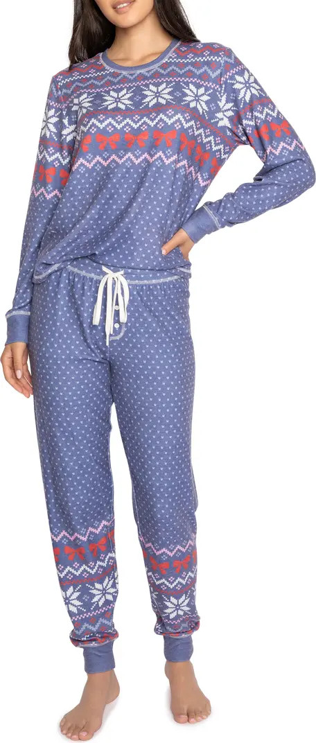 Cozy Vibes Fair Isle Peachy Pajamas | Nordstrom