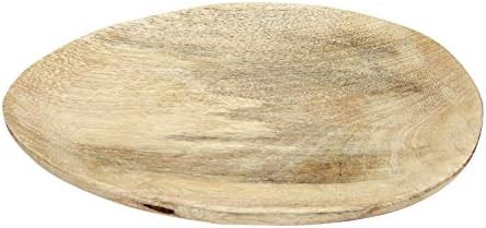 Creative Co-Op DF2494 12" L Oval Mango Wood Serving Platter Tray, Brown | Amazon (US)