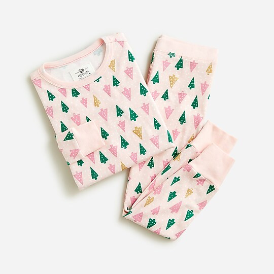Kids' long-sleeve printed sleep set | J. Crew US