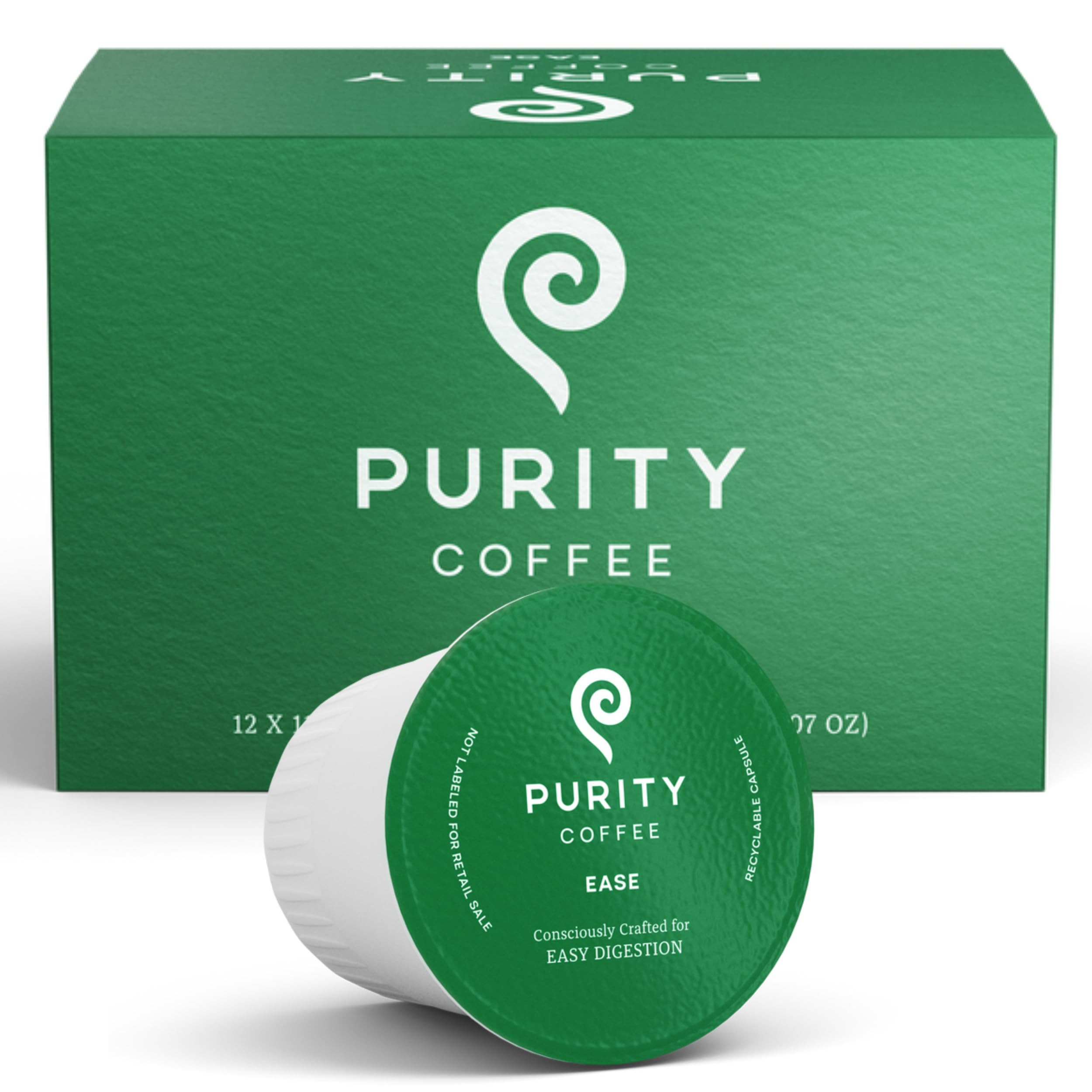 Purity Coffee EASE Dark Roast Low Acid Organic Coffee - USDA Certified Organic Specialty Grade Ar... | Amazon (US)