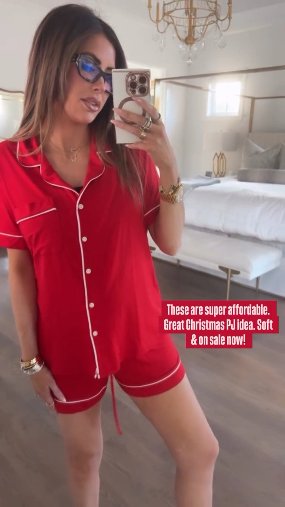 These pajamas are only $25 from Target! I am wearing a size medium! Pajamas, Matching pajamas, Matching set, Red pajamas, Shorts, House shoes, Fuzzy slippers, Target Haul, Target Finds, Emily Ann Gemma #LTKmorningroutine

#LTKgrwm #LTKootd #LTKmorningroutine