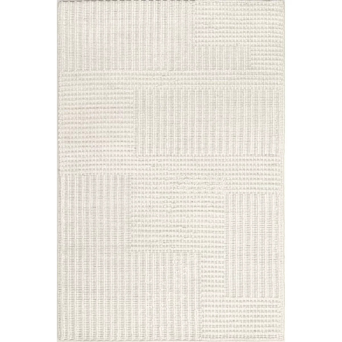 Nuloom Dorene Contemporary High-Low Striped Wool Area Rug | Target